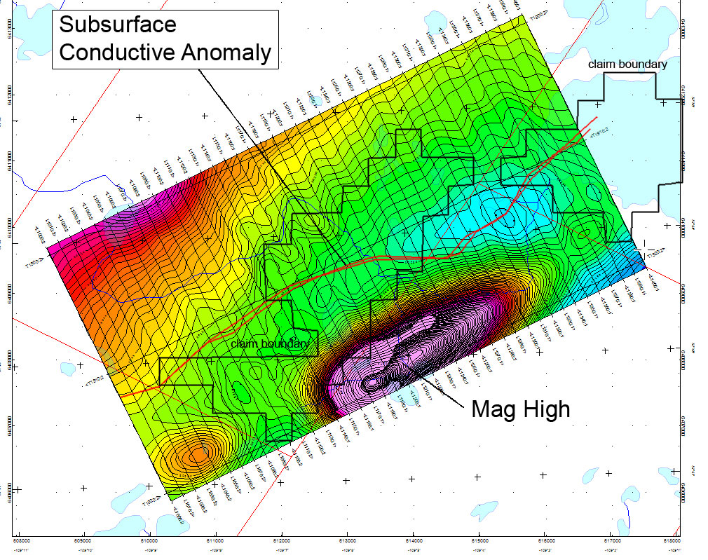 arter Lake Project - Unity Energy Corp. - Subsurface Conductive Anomaly - Mag High