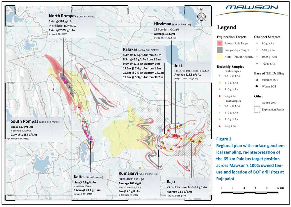 Figure 2 Mawson Resources Finland