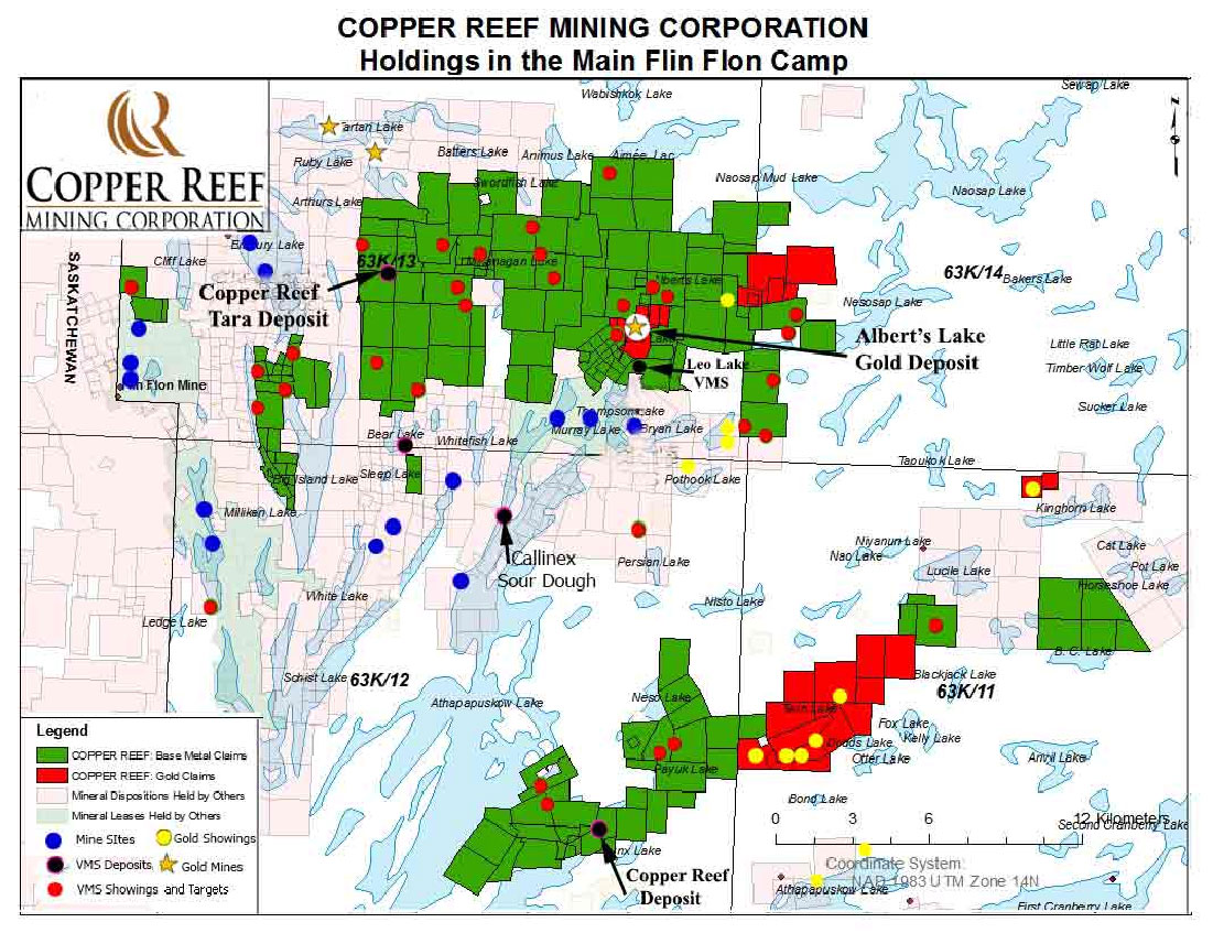 Copper Reef Holdings Map