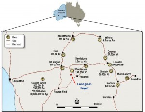 Figure 4: Western Australia – Property Location Map