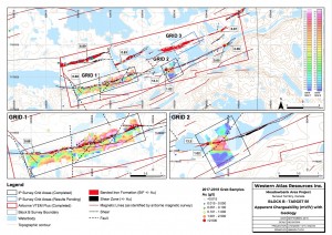 Figure 8: Block B – IP Preliminary Results – Chargeability